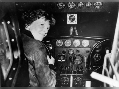 Amelia Earhart was the first woman to fly across the Atlantic Ocean without a male pilot