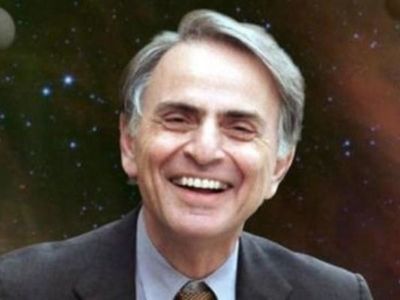 Carl Sagan, popularizer of science and astrophysicist
