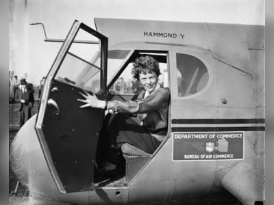 Amelia Earhart was the first woman to fly across the Atlantic Ocean without a male pilot